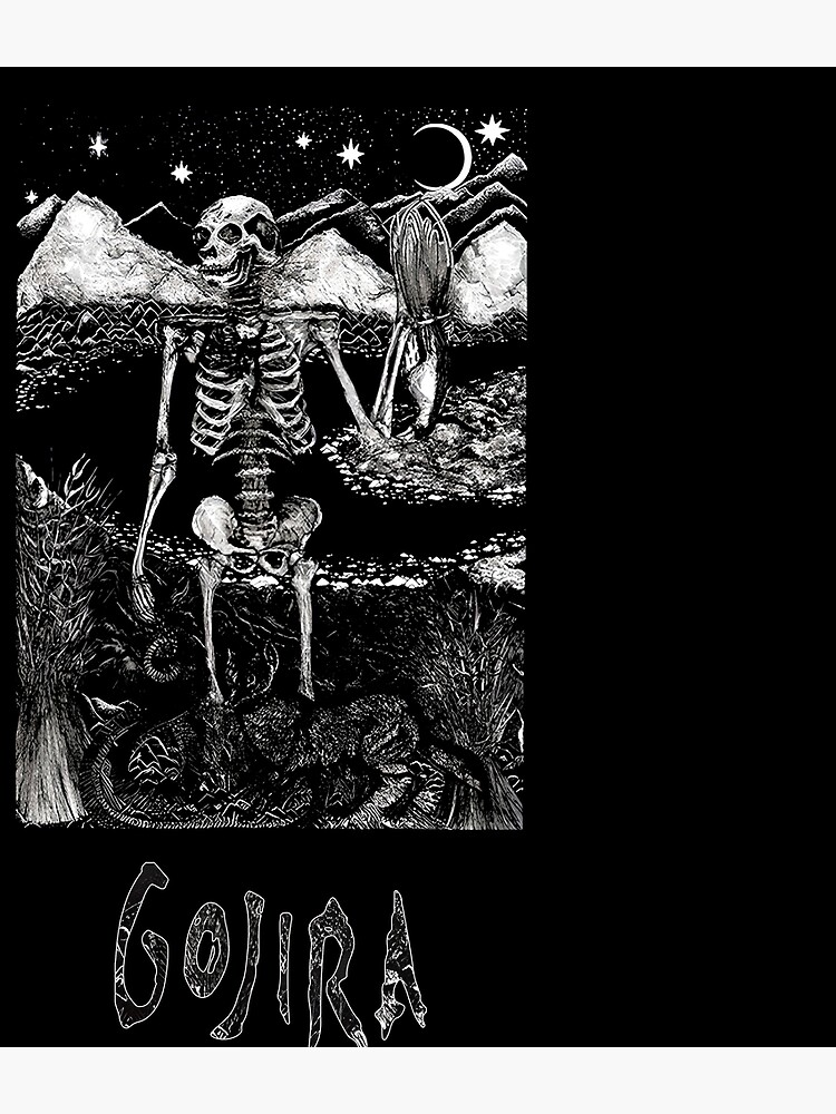 artwork Offical gojira band Merch