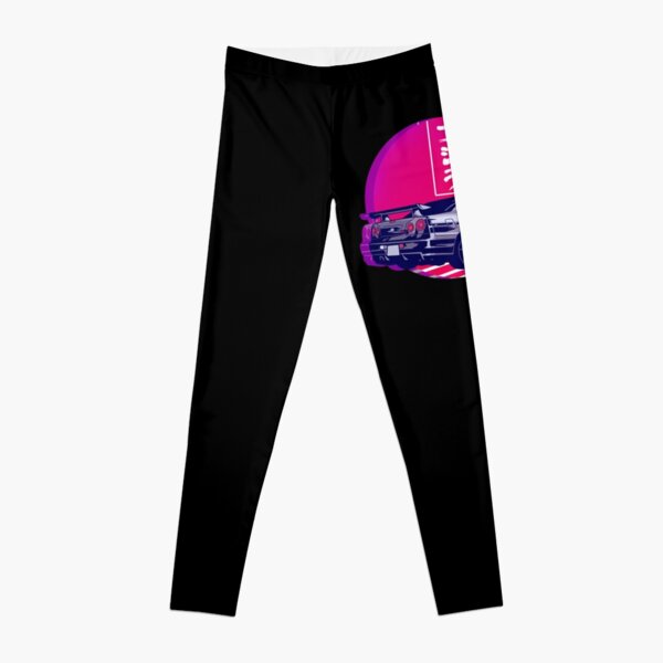 GTR R34 Gojira Sunset       Leggings RB1509 product Offical gojira band Merch