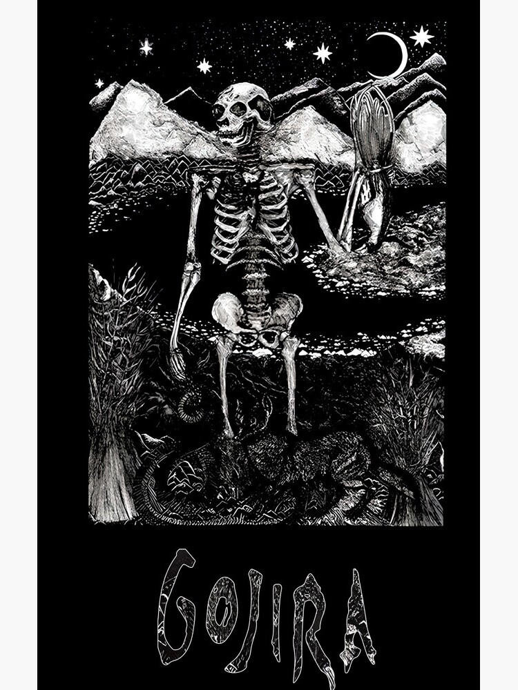 artwork Offical gojira band Merch