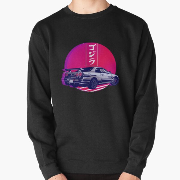 GTR R34 Gojira Sunset       Pullover Sweatshirt RB1509 product Offical gojira band Merch