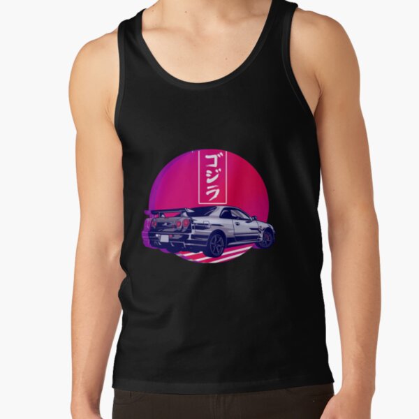 GTR R34 Gojira Sunset       Tank Top RB1509 product Offical gojira band Merch