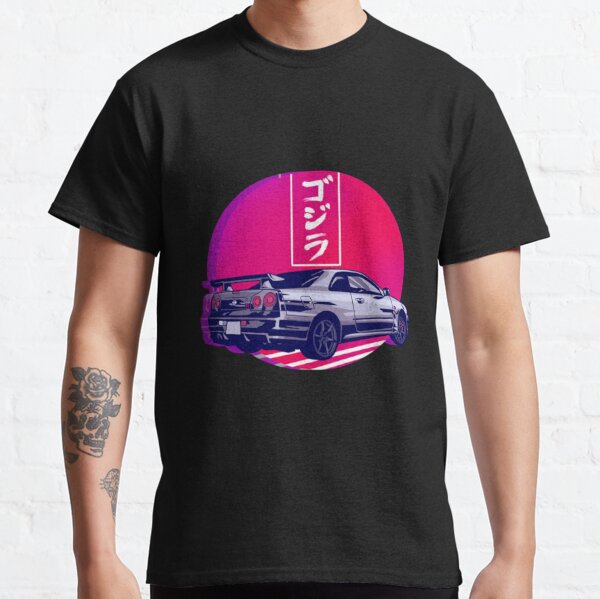 GTR R34 Gojira Sunset       Classic T-Shirt RB1509 product Offical gojira band Merch